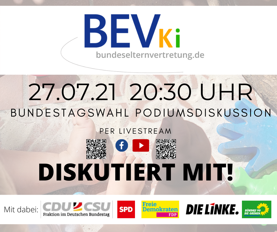 2021 07 27 BEVKi Podiumsdiskussion FB Beitrag mit QR